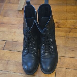 Frye & Co. Vintage Combat Boots, 10